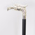 Silver Plated  Brass Eagle Handle Walking Cane Silver Plated  Brass Eagle Handle Walking Cane