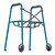 MD by Drive Medical Air-Go Walker with Seat-Blue 