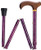 Purple Granite Folding Walking Cane