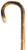 Crook Handle-Dark Scorched Chestnut  Walking Cane