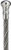 Rapstick Chrome Plated Brass Knob Etched Cane Rapstick Chrome Plated Brass Knob Etched Cane