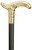 Brass Fair Maiden Nude Woman Walking Cane Brass Fair Maiden Nude Woman Walking Cane