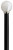 Pearlized Ball-Black Shaft Walking Cane Pearlized Ball-Black Shaft Walking Cane