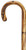 Ladies Crook Maple Stepped and Scorched Walking Cane Ladies Crook Maple Stepped and Scorched Walking Cane