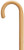 Northern Ash Men's Crook Handle Malacca Finish Walking Cane Northern Ash Men's Crook Handle Malacca Finish Walking Cane