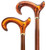 Anatomical Amber Handle on Cherry Shaft Walking Cane