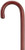 1" Extra Long Hospital Cane-Mahogany 1" Extra Long Hospital Cane-Mahogany
