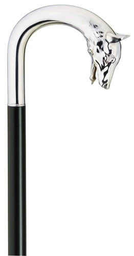Alpacca Silver Wolf Dog Dark Shadows Barnabas Collins Walking Cane