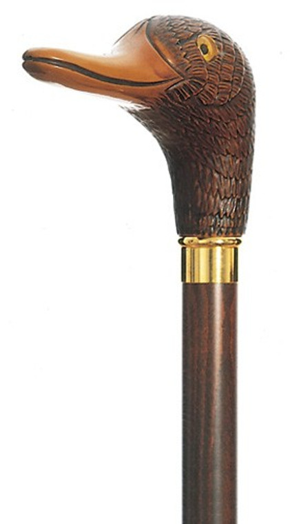 Mallard Duck Head Walking Cane