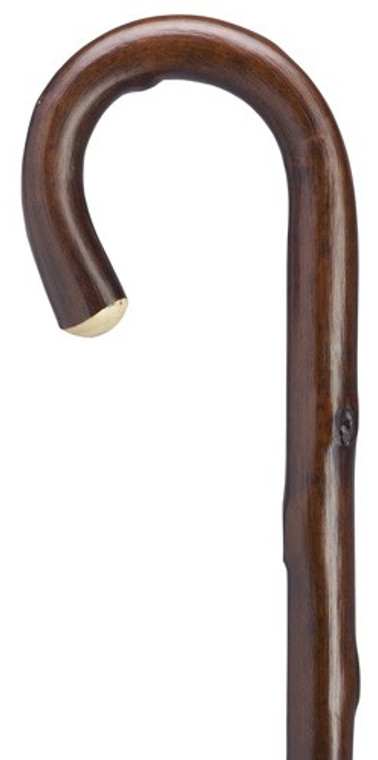 German Natural Chestnut Crook Walnut Cane