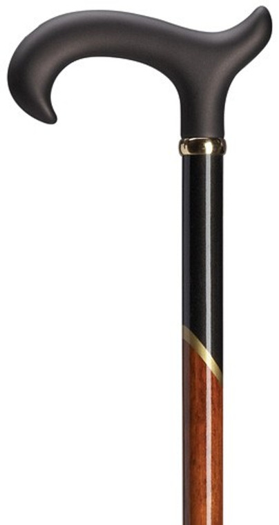 Soft Touch Two Tone Brown Tease Walking Cane