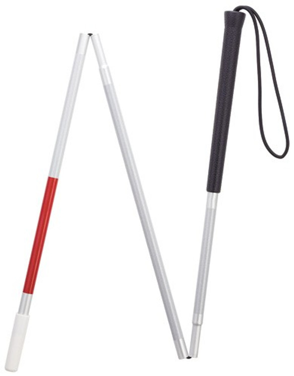 45" Folding Walking Cane For The Visually Impaired