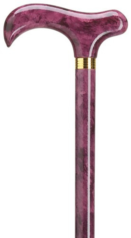 Ladies Lilac Wooden Walking Cane