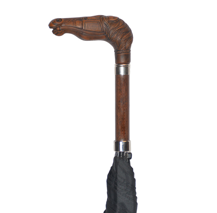 Palio Brown Horse Handle Umbrella
