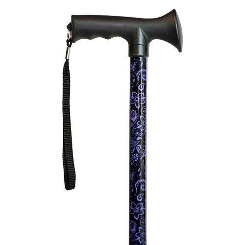 Paisley Nights Comfort Handle Ladies Adjustable Cane