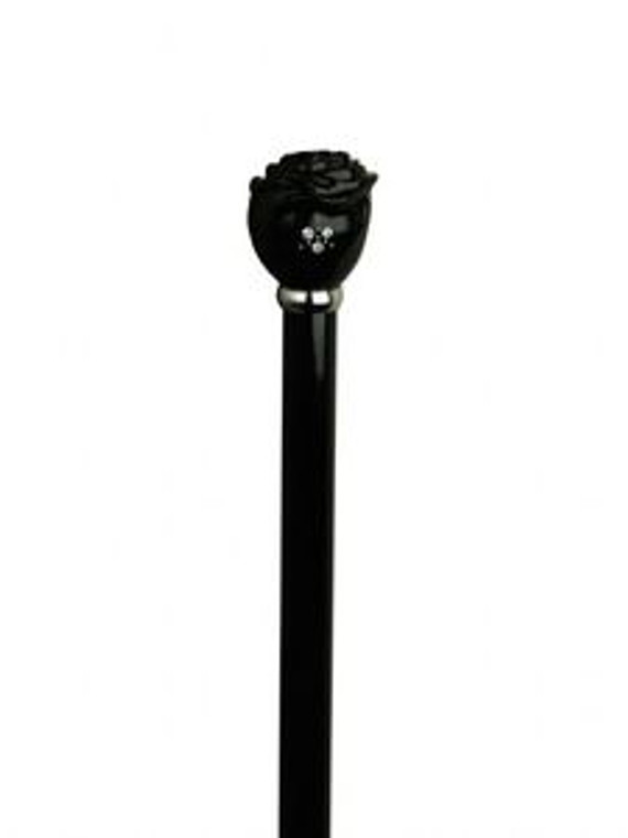 Black Rose Soft Touch Walking Cane