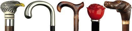 Men's Irish Blackthorn Country Derby Handle Walking Cane