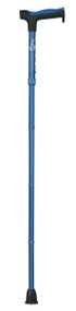 Hugo Ergonomic Handle Adjustable Folding Shaft Walking Cane-Aquamarine Blue