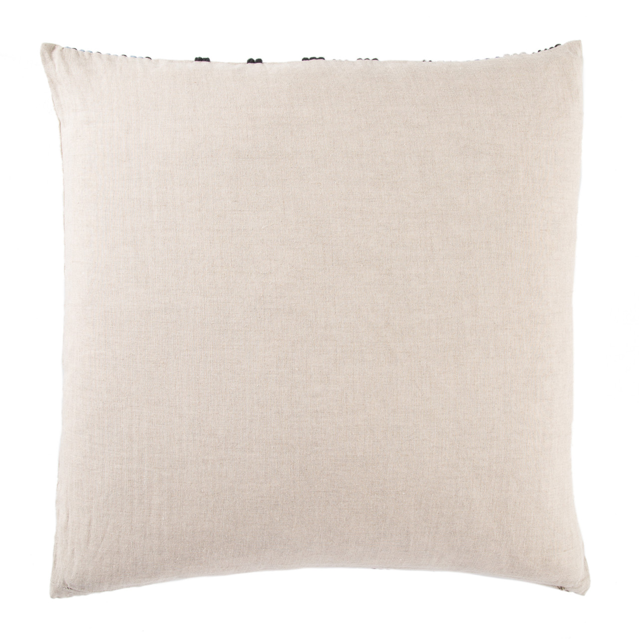 Magnolia Home by Joanna Gaines Grey / Ivory Pillow P0460 22 x 22 Cover w/Down