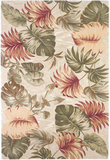 Sparta 3148 Beige Palm Leaves