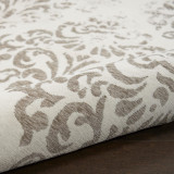 Nourison Damask DAS03 Ivory