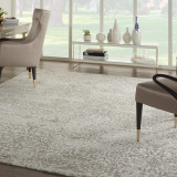 Nourison Damask DAS06 Ivory