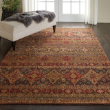 Nourison Jewel Beige Multicolor Moroccan Area Rug