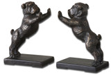 Uttermost Bulldogs Cast Iron Bookends, Set/2