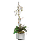 Uttermost White Kaleama Orchids