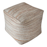 Uttermost Shiro Beige Pouf