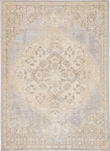 Jaipur Living Baun Medallion Beige/ Silver PRD01