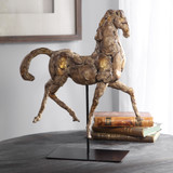 Uttermost Caballo Dorado Horse Sculpture