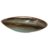 Uttermost Iroquois Green Glaze Bowl