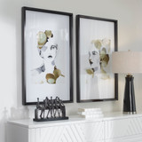 Uttermost Organic Portrait Framed Prints, S/2