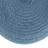 Vibe by Jaipur Living Saba Solar-Santa Rosa SAS15 Blue Indoor/Outdoor Pouf