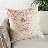 Jaipur Living Groove by Nikki Chu-Siva GRN05 Pink Indoor/Outdoor Pillow