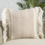 Vibe by Jaipur Living Liri-Haskell LIR10 Taupe Indoor/Outdoor Pillow