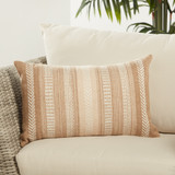Vibe by Jaipur Living Pampas-Papyrus PMP01 Beige Indoor/Outdoor Pillow