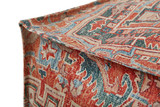 Loloi LPF0026 Rust/Multi Pouf