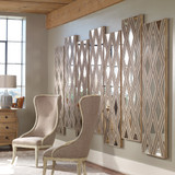 Uttermost Tahira Geometric Argyle Pattern Wall Mirror