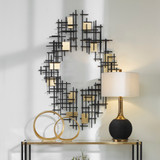 Uttermost Reflection Metal Grid Wall Decor, S/2