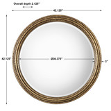 Uttermost Spera Round Gold Mirror