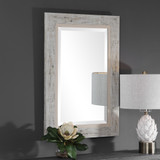 Uttermost Branbury Rustic Light Wood Mirror