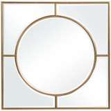 Uttermost Stanford Gold Square Mirror