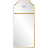 Uttermost Caddington Tall Brass Mirror