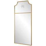 Uttermost Caddington Tall Brass Mirror