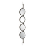 Uttermost Button Silver Mirror