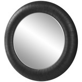 Uttermost Stockade Dark Round Mirror