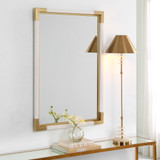 Uttermost Malik White & Gold Mirror