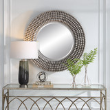 Uttermost Portside Round Gray Mirror